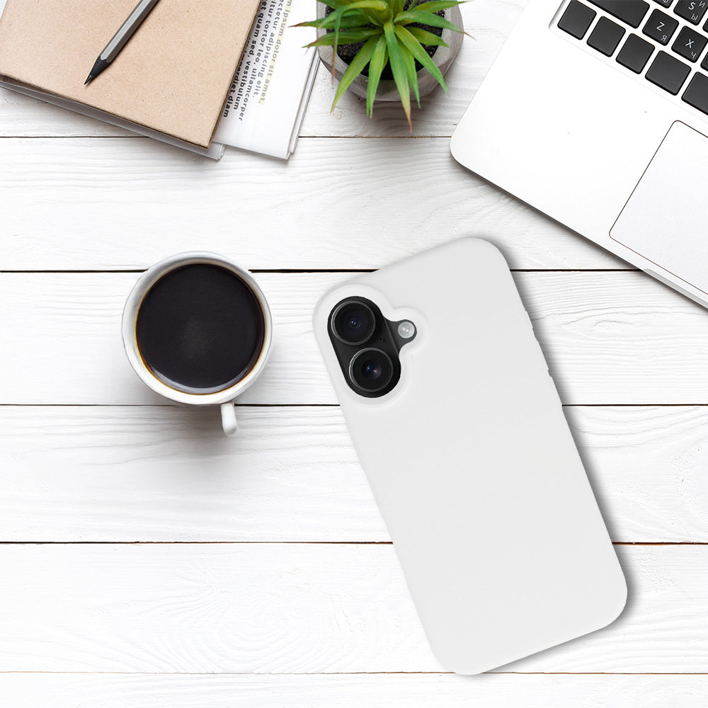 Tel Protect Silicone Premium vāciņš iPhone 16, balts — attēls 5