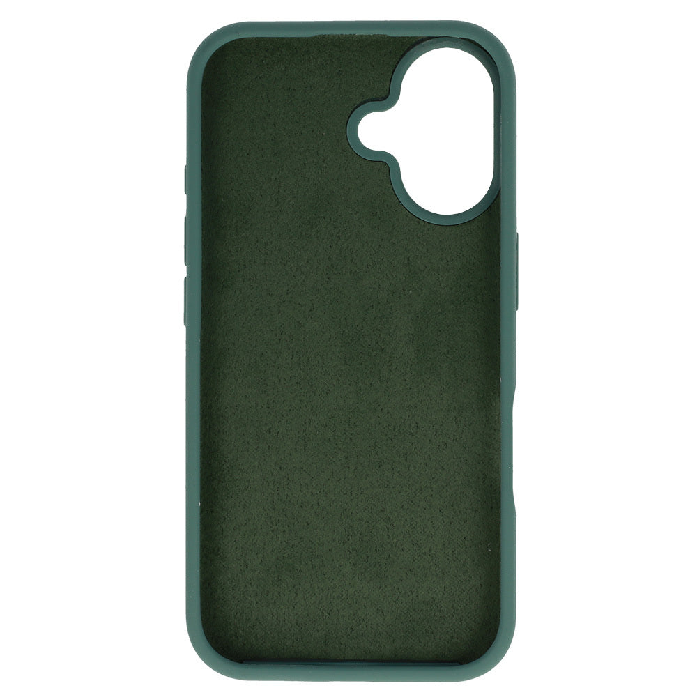 Tel Protect Silicone Premium aizsargvāciņš iPhone 16, tumši zaļš