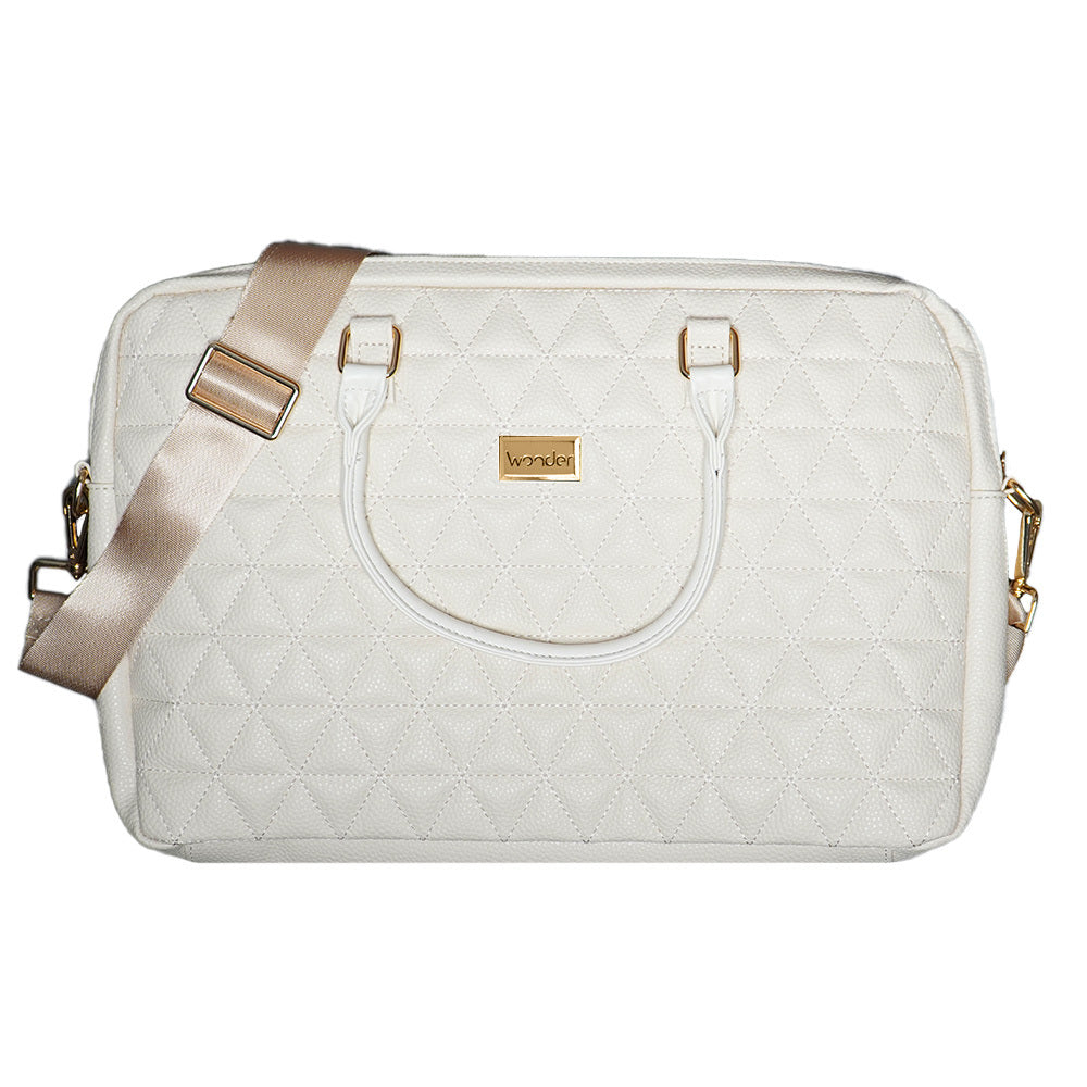 Klēpjdatora soma Wonder Briefcase Laptop 15-16 inches pico quilted beige — attēls 2