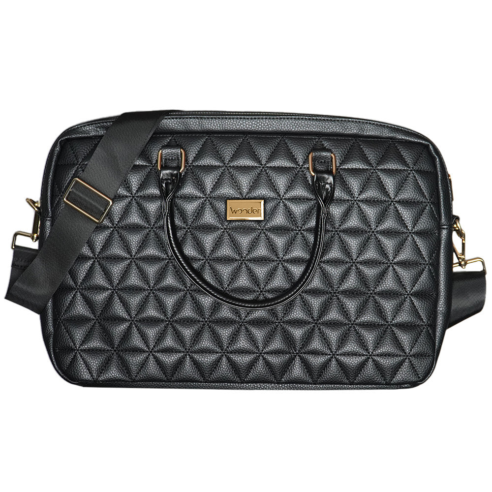 Klēpjdatora soma Wonder Briefcase Laptop 15-16 inches pico quilted black — attēls 2