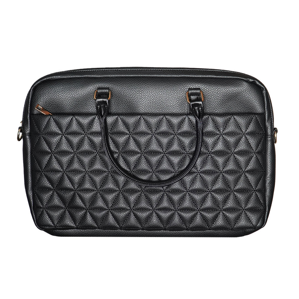 Klēpjdatora soma Wonder Briefcase Laptop 15-16 inches pico quilted black — attēls 3