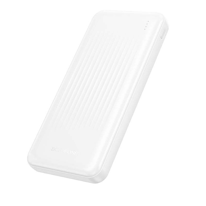 Ārējais akumulators Borofone Power Bank 10000mAh BJ80 Clever - 2xUSB + Type C - QC 3.0 22,5W PD 20W white — attēls 2