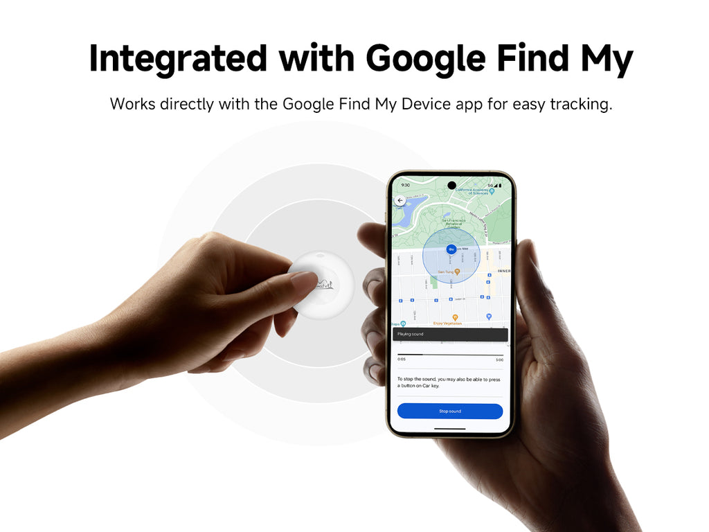 Lifemate GPS Bluetooth LifeTag Tracker HD-P16-3 Android + keyring white — attēls 4