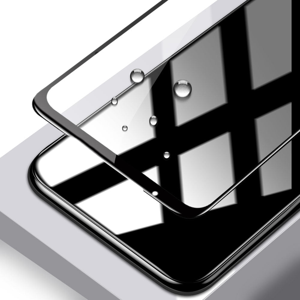 Aizsargstikls iPhone 17 PRO MAX/18 PRO MAX melns – Full Glue 6D