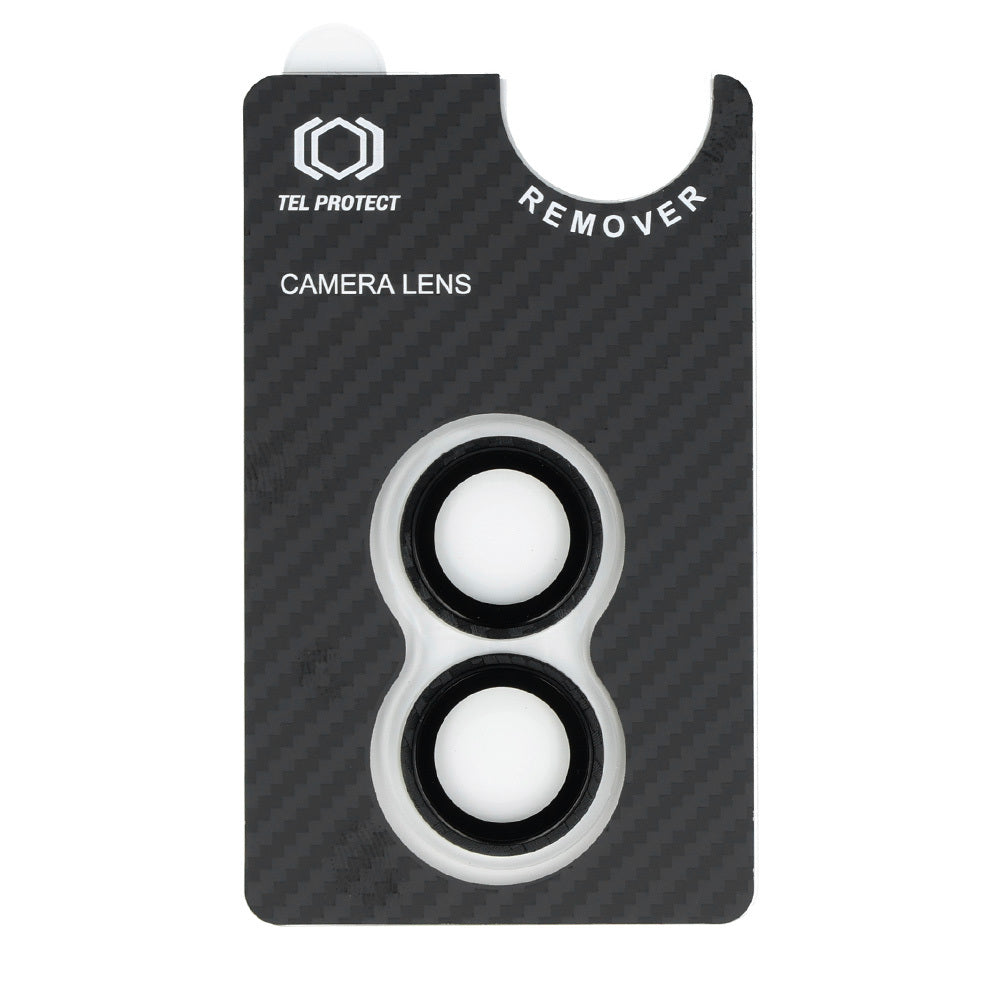 Kameras aizsargstikls iPhone 17 – Tel Protect 3D Lens Aramid Series on camera (lens 2 pieces) — attēls 2