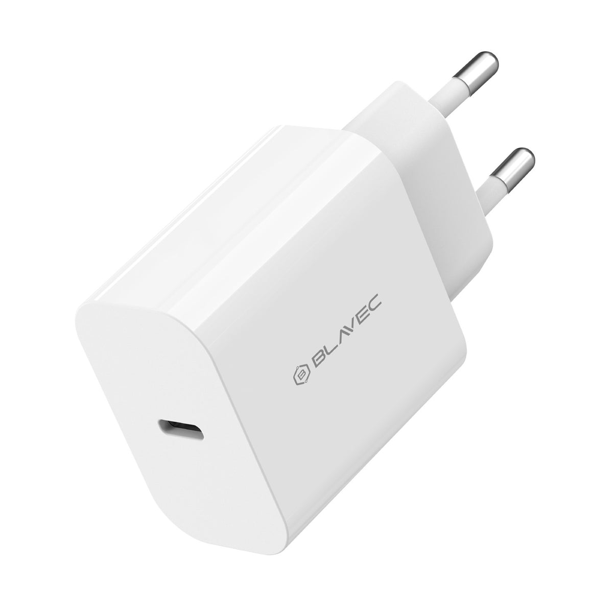 Uzlādes adapteris Blavec Wall charger BC-7 GaN4 - Type C - PD QC 45W 3A (TCBC7G4-CW453A) white — attēls 3