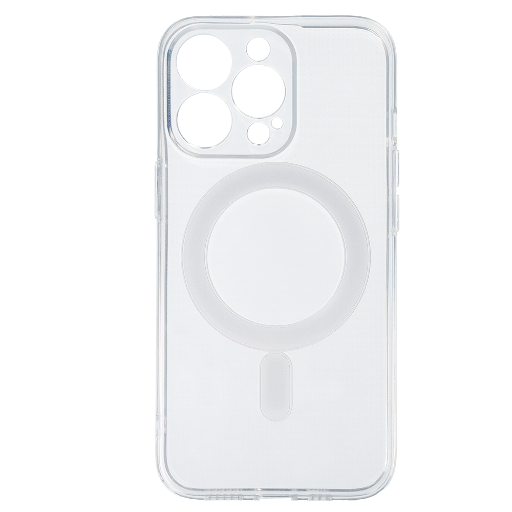 Aizsargvāciņš iPhone 13 Pro – TEL PROTECT MagSilicone, caurspīdīgs — attēls 2