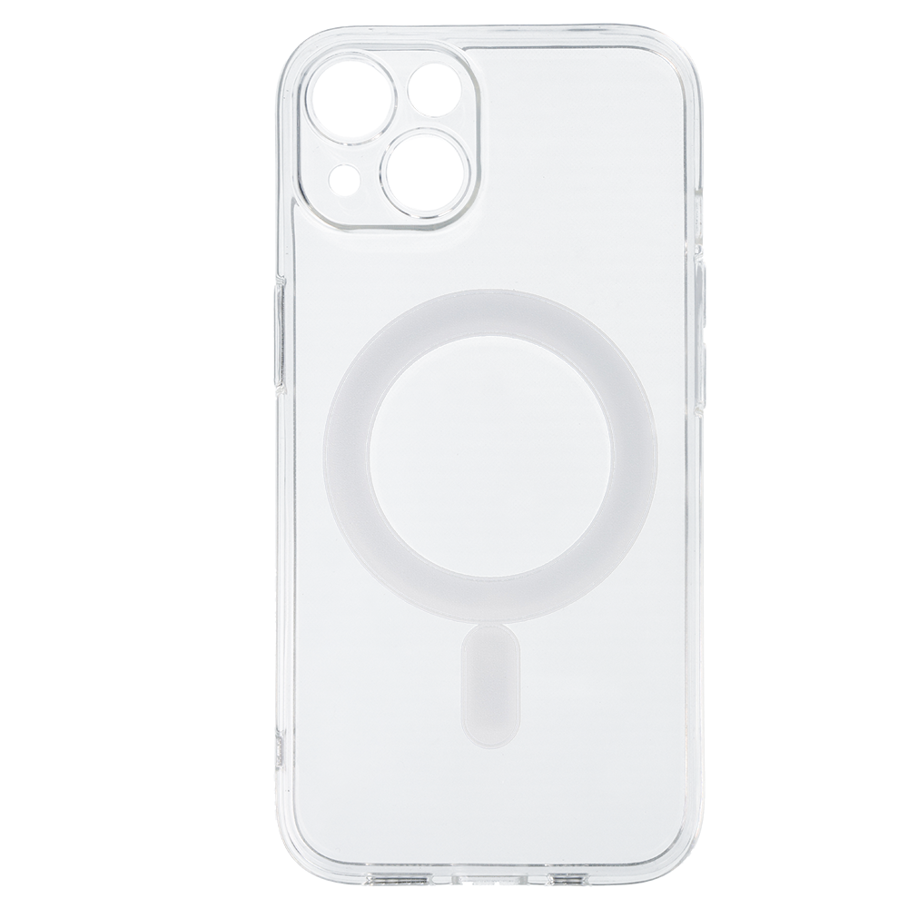 Aizsargvāciņš iPhone 14 – TEL PROTECT MagSilicone, caurspīdīgs — attēls 2
