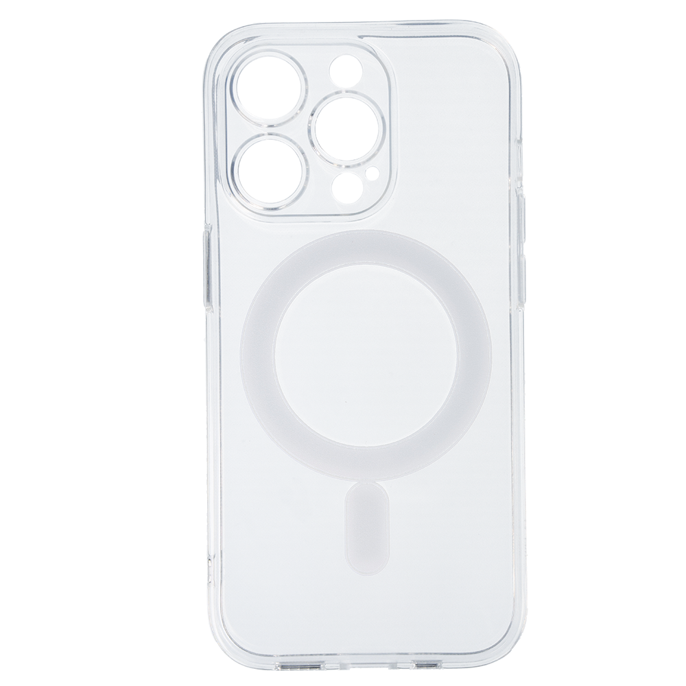 Aizsargvāciņš iPhone 14 Pro – TEL PROTECT MagSilicone, caurspīdīgs — attēls 2
