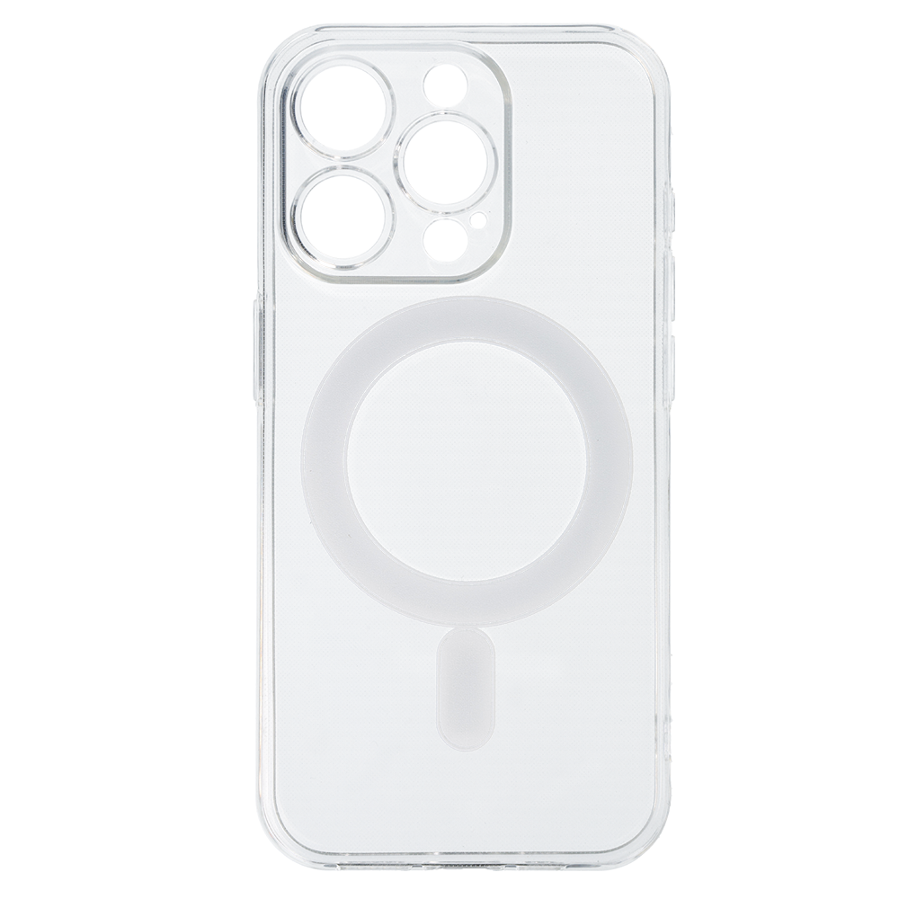 Aizsargvāciņš iPhone 15 Pro – TEL PROTECT MagSilicone, caurspīdīgs — attēls 2