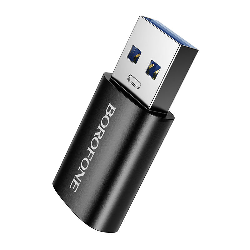 Adapteris Borofone Adapter BV26B - USB to Type C - black — attēls 2