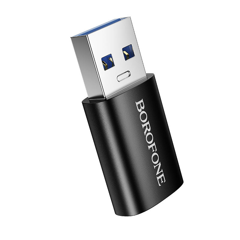 Adapteris Borofone Adapter BV26B - USB to Type C - black — attēls 3