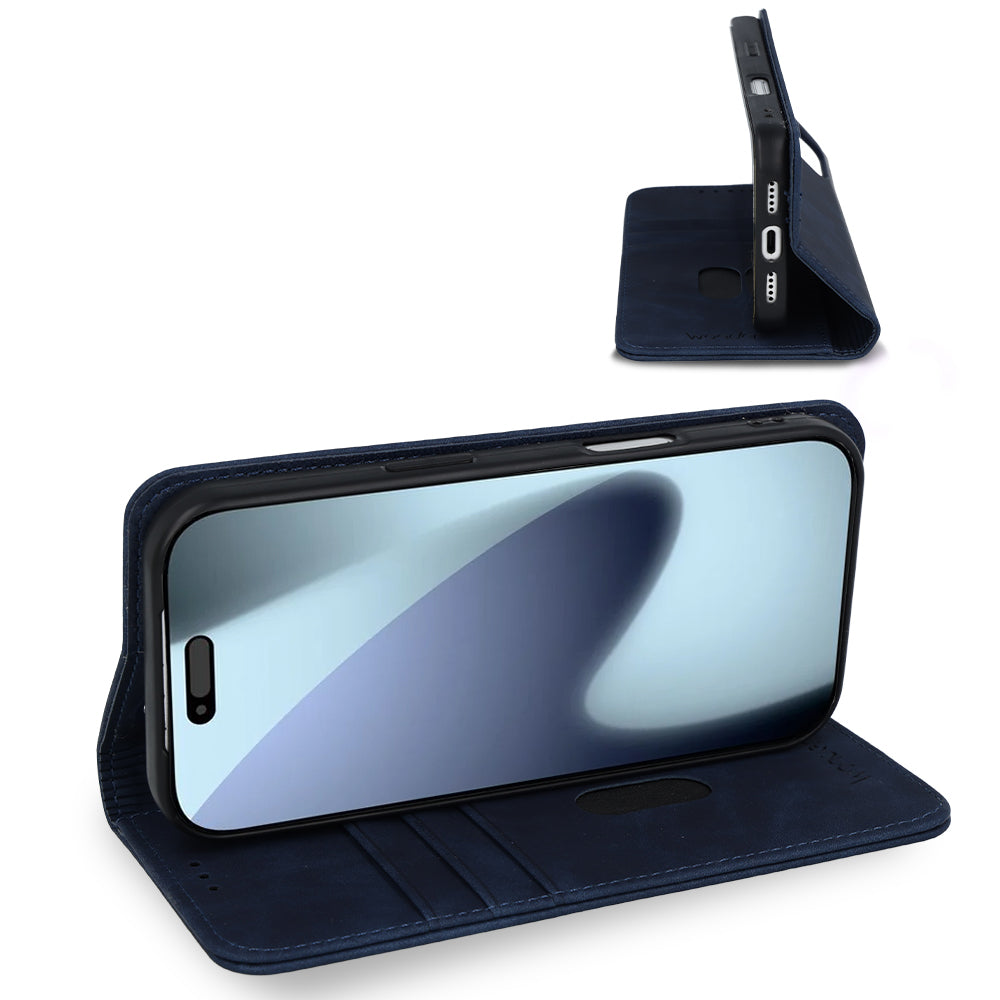 Aizsargvāciņš iPhone 17 Pro Max tumši zils – Wonder Smart