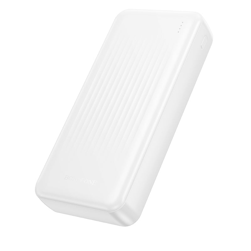 Ārējais akumulators Borofone Power Bank 20000mAh BJ78A Clever - 2xUSB - white — attēls 2