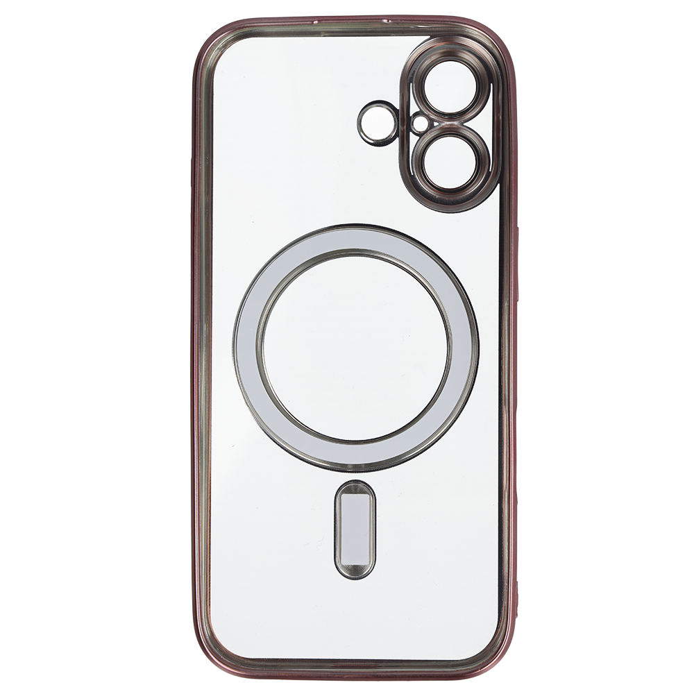Aizsargvāciņš iPhone 17 – Metallic Magsafe, rozā — attēls 3