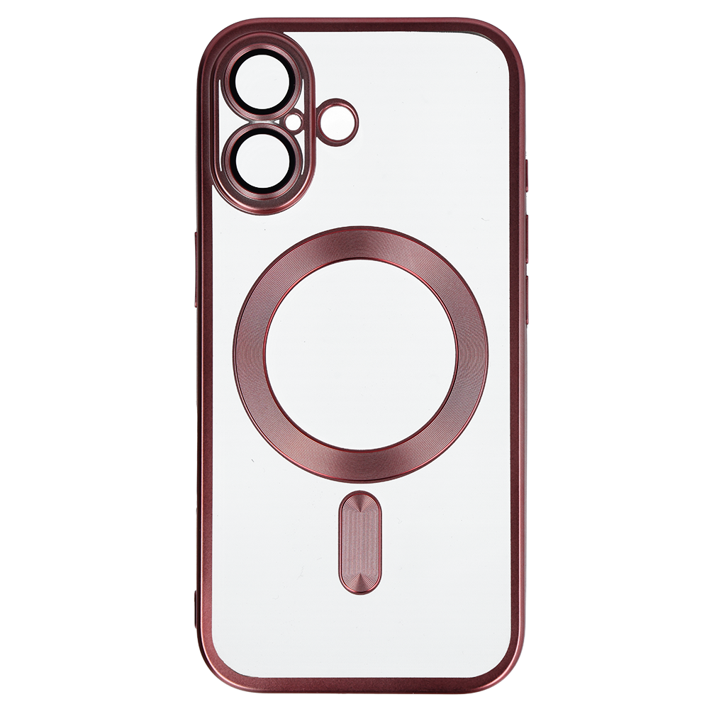 Aizsargvāciņš iPhone 17 – Metallic Magsafe, rozā — attēls 2