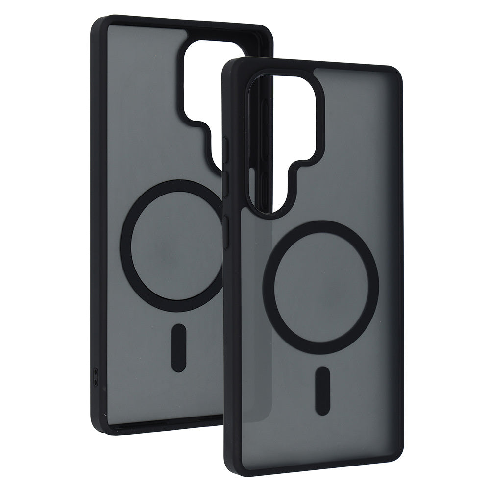 Aizsargvāciņš Samsung Galaxy S25/S24 – Tel Protect Aura Matte Magsafe, melns — attēls 4