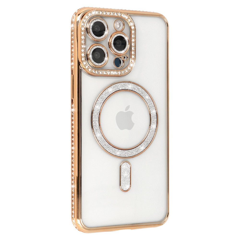 Aizsargvāciņš Xiaomi Redmi Note 15 5G zelta – Bling MagSafe