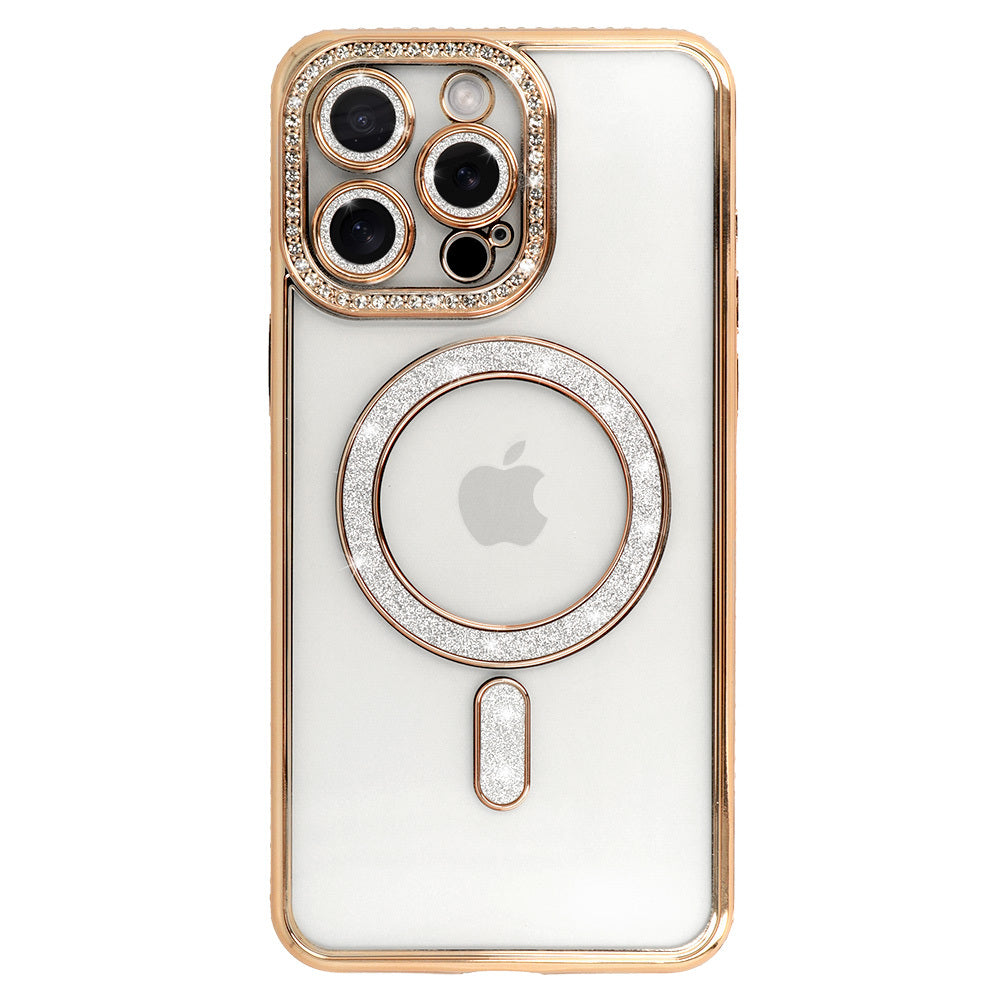 Aizsargvāciņš Xiaomi Redmi Note 15 5G zelta – Bling MagSafe