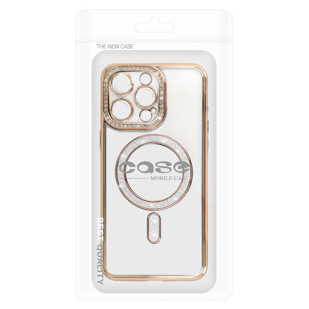 Aizsargvāciņš Xiaomi Redmi Note 15 5G zelta – Bling MagSafe