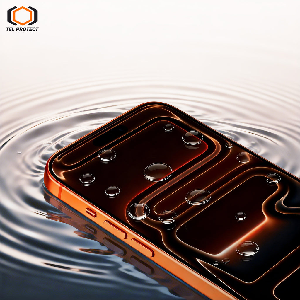 Tel Protect Dust-Free Easy Fit Full Glue 6D aizsargstikls iPhone 13/13 Pro/16E/17E, melns, 2 gab.