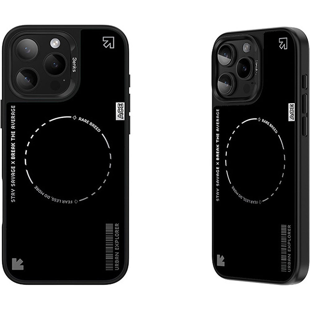 Aizsargvāciņš iPhone 16 – Benks Dynamic Minimalist, melns — attēls 4