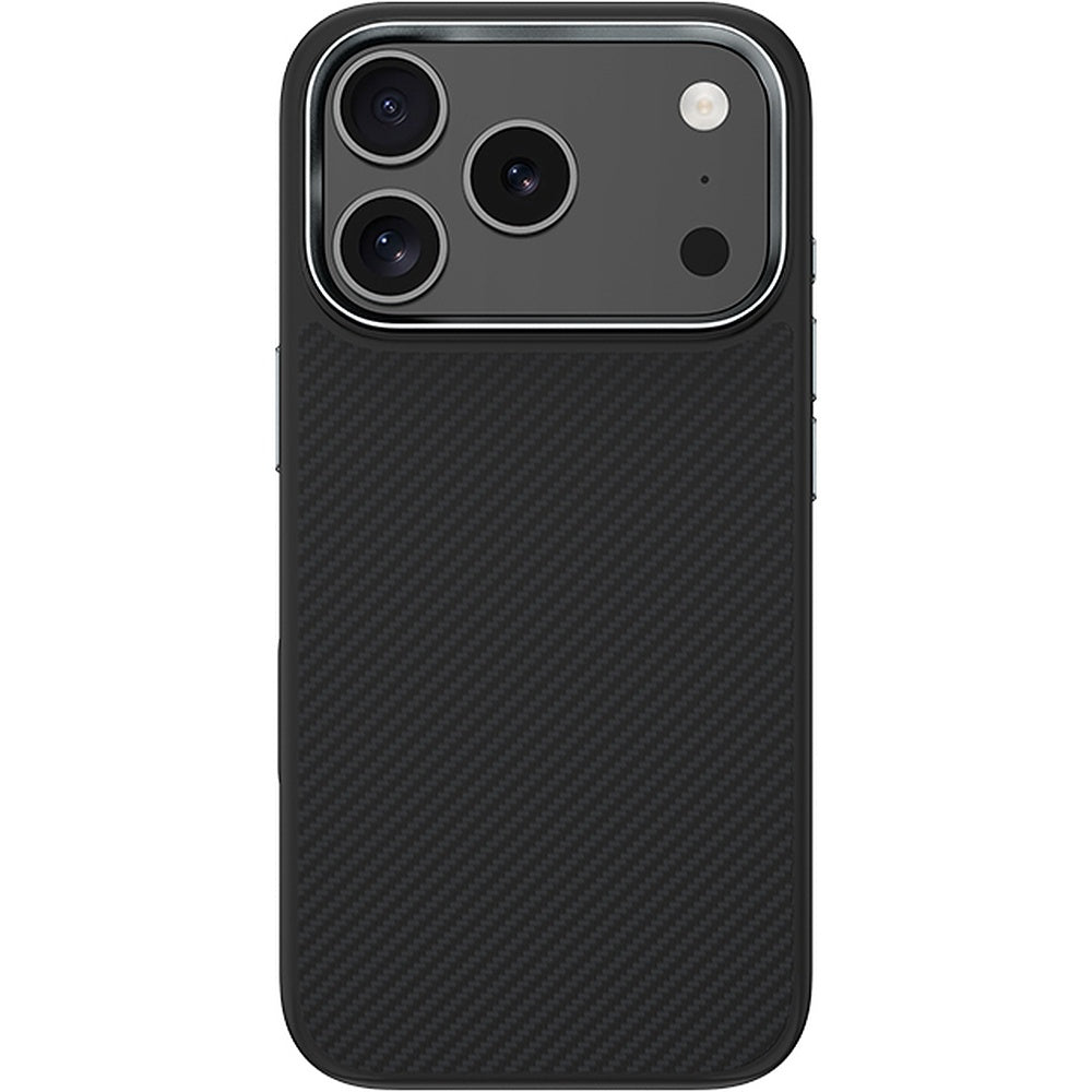 Aizsargvāciņš iPhone 17 Pro Max/18 Pro Max – Benks Magnetic Armor Pro Kevlar Metal Frame 600D (C.K.FL.AP.BK.A070) (Camera Control Button), melns — attēls 4