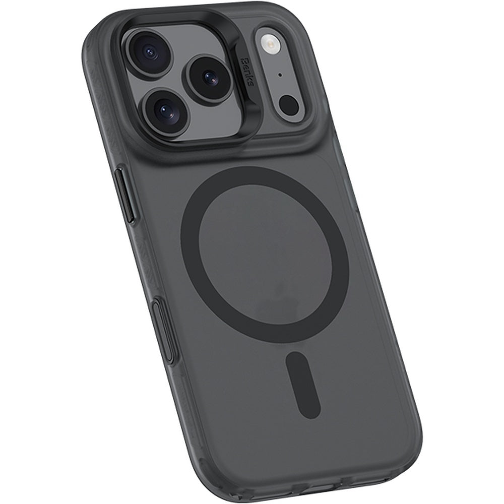 Aizsargvāciņš iPhone 17 Pro Max/18 Pro Max – Benks Magnetic Lucid Armor (0070) (Camera Control Button), melns — attēls 2