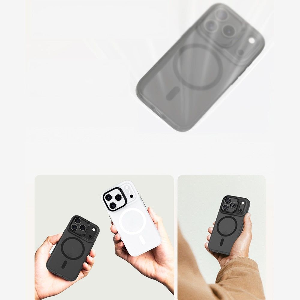 Aizsargvāciņš iPhone 17 Pro Max/18 Pro Max – Benks Magnetic Lucid Armor (0070) (Camera Control Button), melns — attēls 4