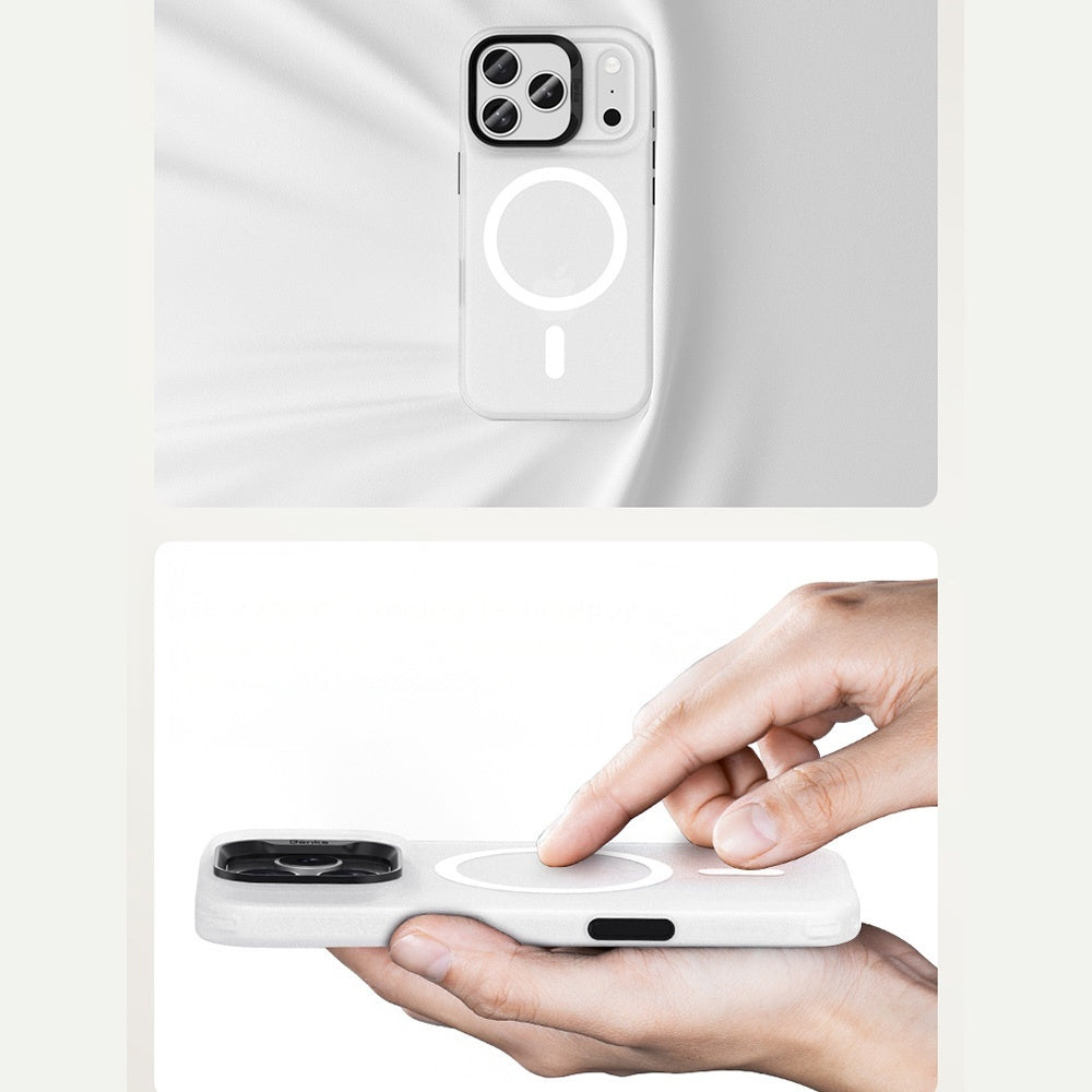 Aizsargvāciņš iPhone 17 – Benks Magnetic Lucid Armor (0067) (Camera Control Button), balts — attēls 4
