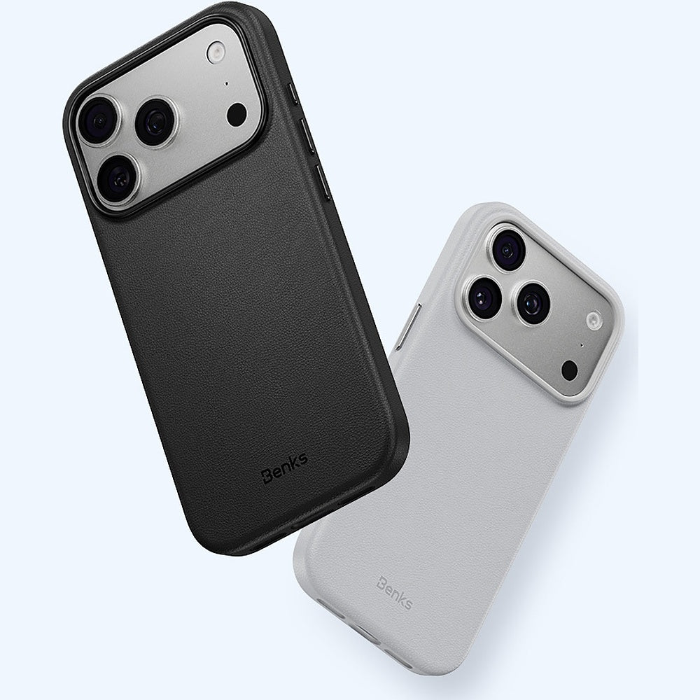 Aizsargvāciņš iPhone 17 Pro Max/18 Pro Max – Benks Magnetic Vita Pro Silicone (A070) (Camera Control Button), oranžs — attēls 3