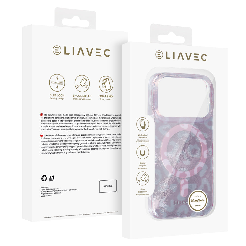 Aizsargvāciņš iPhone 17 Pro/18 Pro – Liavec Blush, dizains 2