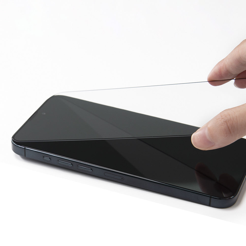 Aizsargstikls iPhone 18 Pro melns – Full Glue 6D Matt