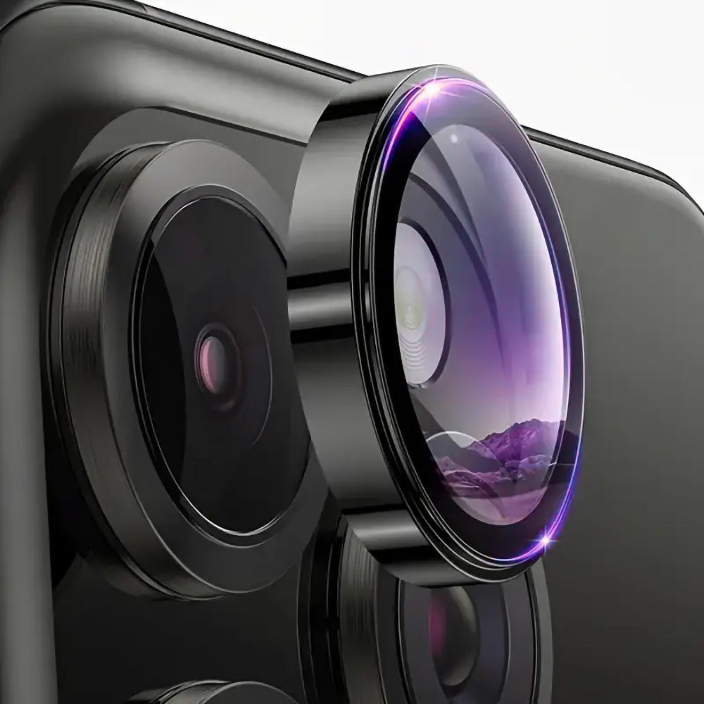 Kameras aizsargstikli iPhone 18 Pro/18 Pro Max – Tel Protect 3D Lens, 3 gab., caurspīdīgi