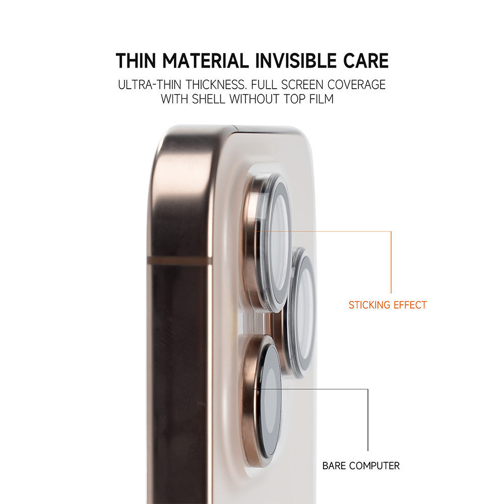Kameras aizsargstikli iPhone 18 Pro/18 Pro Max – Tel Protect 3D Lens, 3 gab., caurspīdīgi