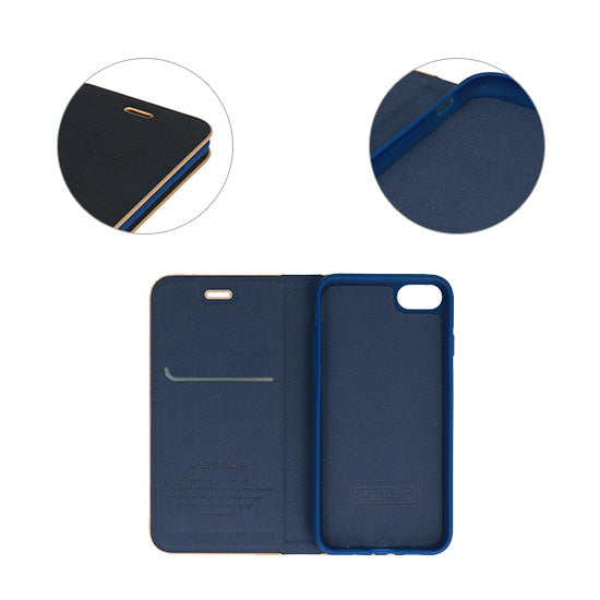 Aizsargvāciņš iPhone 12 Mini – Vennus with frame, tumši zils — attēls 4