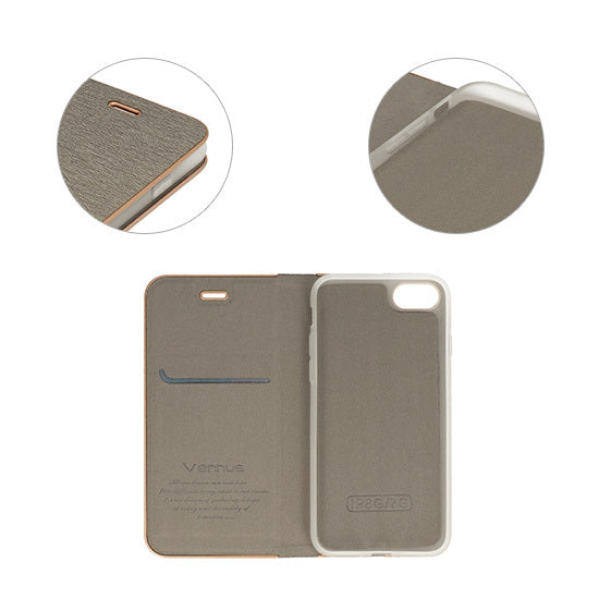 Aizsargvāciņš iPhone 12/12 Pro – Vennus with frame, pelēks — attēls 4