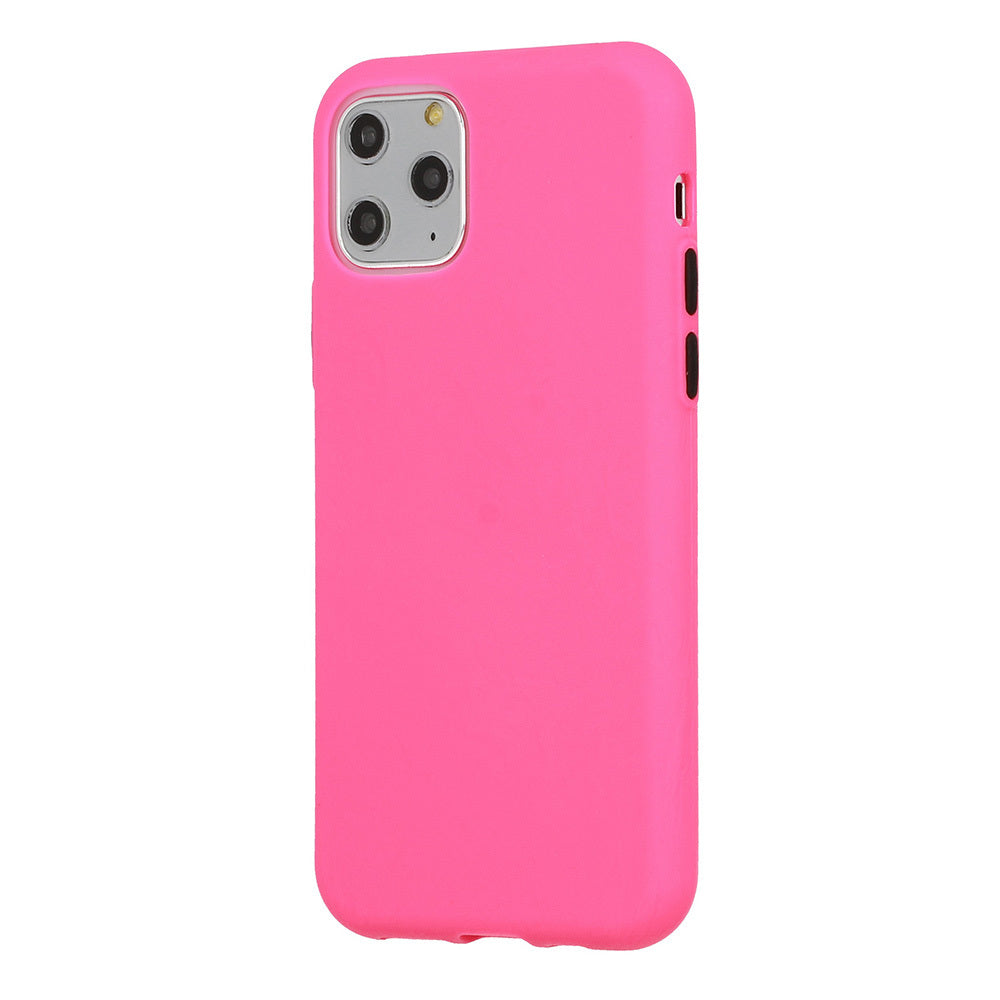 Solid Silicone silikona vāciņš iPhone 11 Pro, rozā