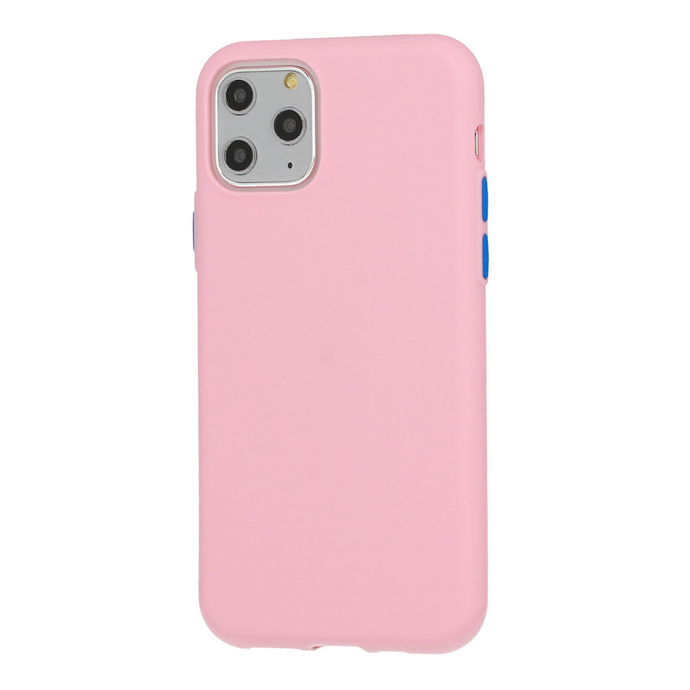 Solid Silicone silikona vāciņš Samsung Galaxy S21+, gaiši rozā