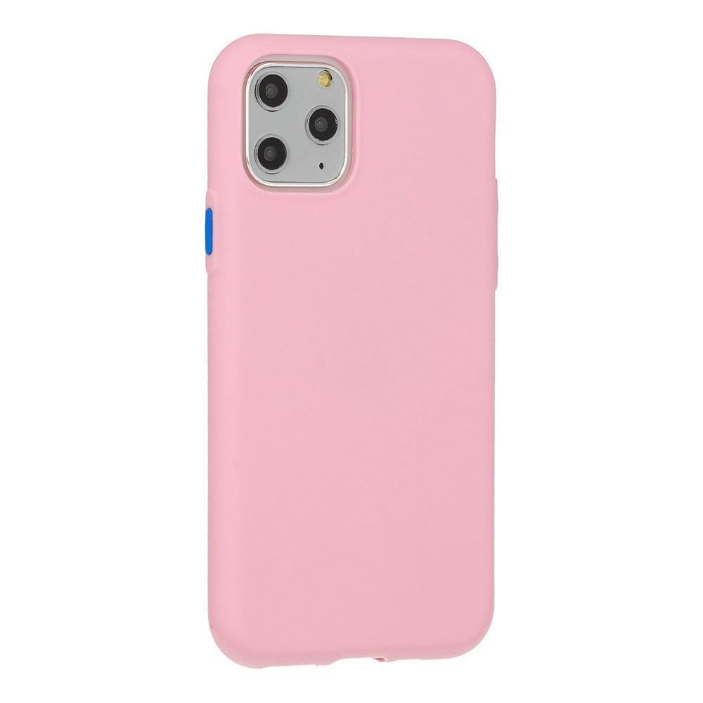 Solid Silicone silikona vāciņš Samsung Galaxy S21+, gaiši rozā