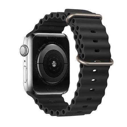 Silikoonrihm Apple Watch 42/44/45/49 mm – must