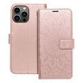 Forcell MEZZO Book case for IPHONE 13 PRO MAX mandala rose gold