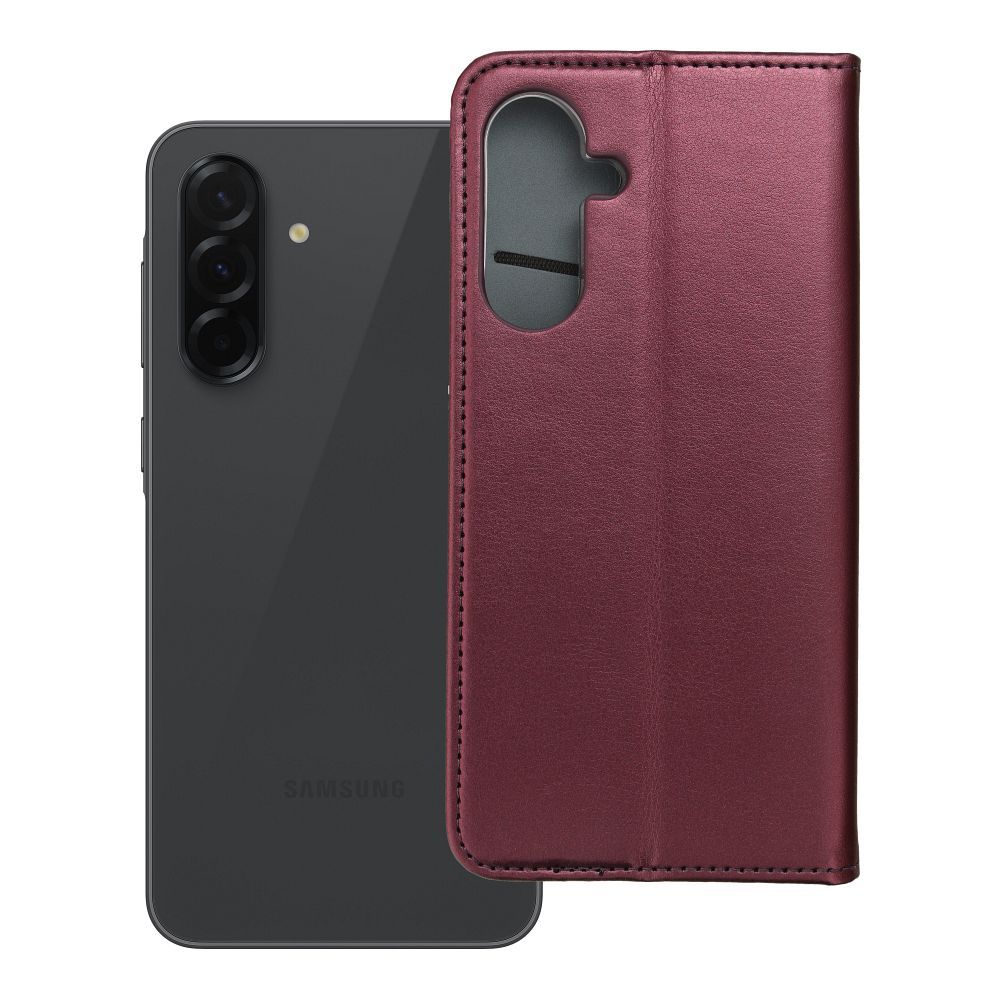 Atverams vāciņš Samsung Galaxy A36 – Smart Magneto, bordo