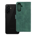 Atverams vāciņš Samsung Galaxy A26 5G – Tender Book, zaļš