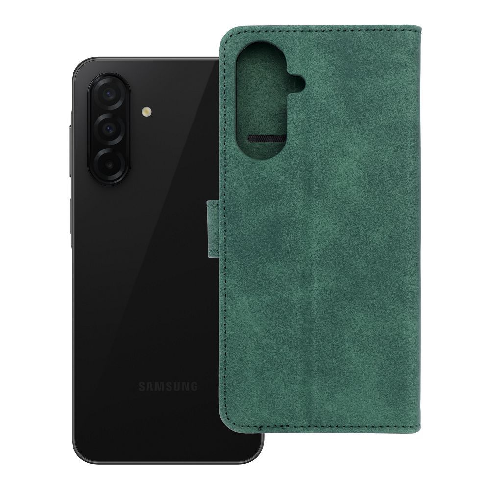 Atverams vāciņš Samsung Galaxy A26 5G – Tender Book, zaļš