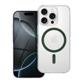 Drop Glue Colorful Ring Mag Cover compatible with MagSafe for SAMSUNG A16 dark green