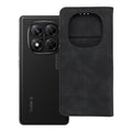 Atverams vāciņš Xiaomi Redmi Note 14 Pro 5G / 14 Pro Plus 5G – Tender Book, melns