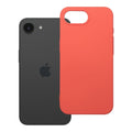 SILICONE case for IPHONE 16e (SE 4 2025) peach