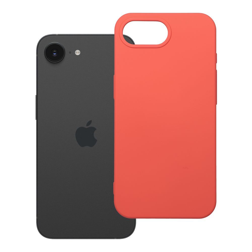 SILICONE case for IPHONE 16e (SE 4 2025) peach