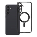 ELECTRO MAG COVER case compatible with MagSafe for SAMSUNG S25 FE black